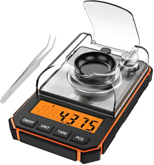 0.001g Digital Scale Portable Mini Scale Precise Graduation Professional Pocket Scale Milligram 50g Calibration Weights Tweezer
