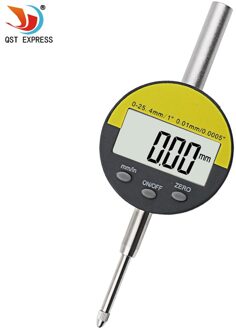 0.01 Mm/0.0005 "Range 0-25.4 Mm/1" Gauge Digitale Meetklok Precision Tool QST25.4