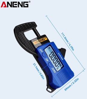 0.01MM Digitale Diktemeter Carbon Fiber Composites Breedte Mini Wijzerplaat Diktemeter Schuifmaat Meter Meet Gereedschap