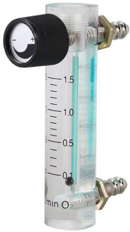 0.1-1.5LPM 1.5L Zuurstof Flowmeter Flowmeter Met Regelklep Voor Zuurstof Lucht Gas