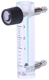 0.1-3LPM 1L Zuurstof Flowmeter Flowmeter Met Regelklep Voor Zuurstof Lucht Gas