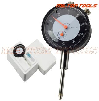 0-1 "X 0.001" Precision Dial Gauge Test Inch Indicator 0 Tot 1 "Dial Indicatormeasure Tool