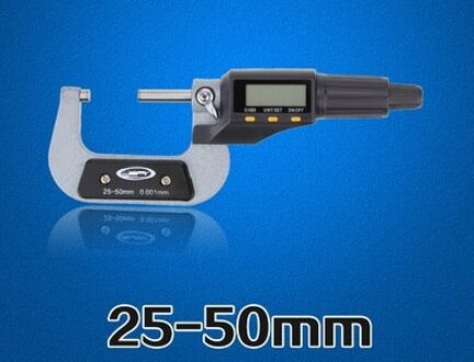 0-100mm 0.001 precisie digitale display micrometer schroef gauge schroefdraad buitenmicrometer meten 30020035 25-50MM