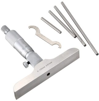 0-100Mm Diepte Micrometer Diepte Micrometer Nauwkeurige Meting Tool Kleine Meting Binnendiameter Tool