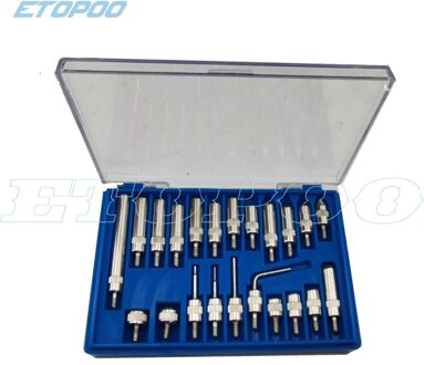 0-10Mm/1Inch Dial Indicator 22Pcs M2.5 En 4-48 Draad Tip Voor Wijzerplaat & Test Indicatoren Staal Dial Indicator Punt Set M2.5 tips