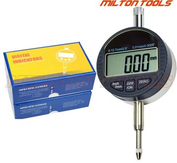 0-12.7 Mm/0.5 "X 0.01 Mm Digitale Indicator Digitale Wijzerplaat Indicator Elektronische Meetklok Indicator Dial digitale Wijzerplaat Gauge