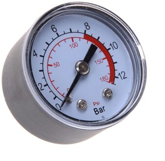 0-12Bar/0-180PSI Air Compressor Pneumatische Hydraulische Vloeistof Manometer