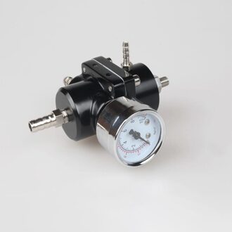 0-140PSI Universele Auto Fuel Pressure Regulator Met Gauge Verstelbare Olie Drukregelaar