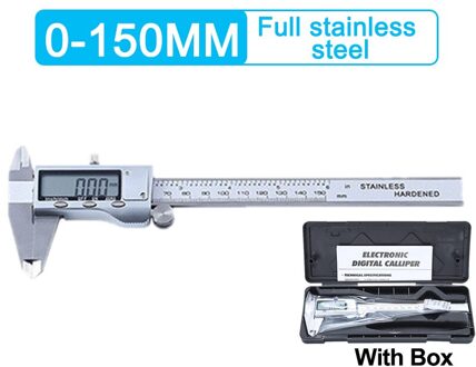 0-150/200Mm Elektronische Digitale Schuifmaat Rvs/Plastic Metalen Micrometer Ruler Meten Gauge instrument 0-150mm A