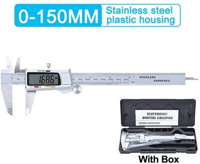0-150/200Mm Elektronische Digitale Schuifmaat Rvs/Plastic Metalen Micrometer Ruler Meten Gauge instrument 0-150mm D
