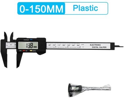0-150/200Mm Elektronische Digitale Schuifmaat Rvs/Plastic Metalen Micrometer Ruler Meten Gauge instrument 0-150mm E