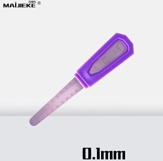 0.1Mm 0.08Mm 0.06Mm Rvs Card Gebogen Scherm Opening Tool Mobiele Telefoon Demonteer Repair Tool Voor Smartphone reparatie