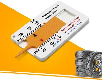 0 - 20 mm Auto Car Tyre Tread Depth Depthometer Gauge Caliper Motorcycle Trailer Tire Wheel Measure Tool Car-styling