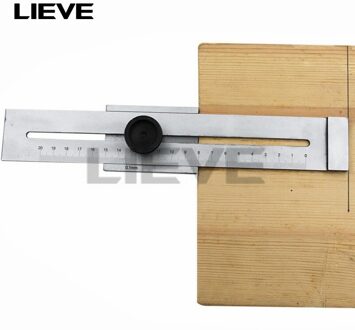 0-200 Mm 0-250 Mm 0-300 Mm Schroef Snijden Markering Gauge Mark Schraper Tool Voor houtbewerking Meten Layout Gereedschap 200MM