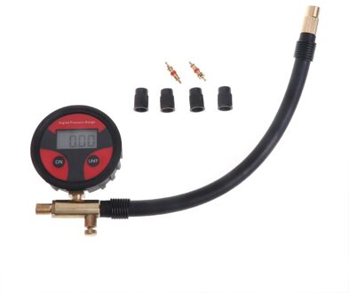 0-200PSI Digitale Band Band Luchtdrukmeter Lcd Manometer Auto Vrachtwagen Motorfiets Voor Auto Accessoires