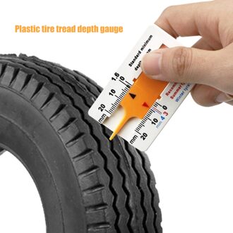 0-20Mm Auto Tyre Tread Diepte Depthometer Gauge Remklauw Wiel Meet Gereedschap Hout Meet Ruler Profiel Markering tool
