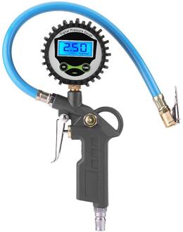 0-220psi 0-16bar Digitale Band Manometer Tyre Bandenspanning Inflator Gauge Meter Tester Manometer