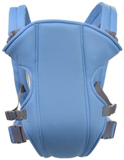 0-24Months Multifunctionele Draagzakken Ademende Voorkant Baby Comfortabele Sling Backpack Pouch Wrap Baby Riem lucht blauw