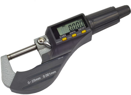0-25 Mm Elektronische Buiten Micrometers Carbide Tip 0.001Mm Met Lcd-scherm Digitale Micrometer Elektronische Digitale Meet Gereedschap digitaal micrometer