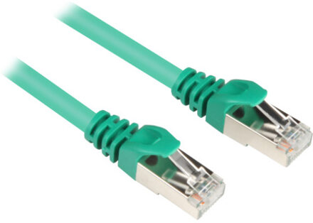 0.25m Cat.6 S/FTP netwerkkabel 0,25 m Cat6 S/FTP (S-STP) Groen