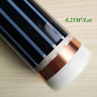 0.25M2 Infrarood Warm Vloerverwarming Film 220W Elektrische Carbon Fiber Film Heater 220V Warmte Snel Infrarood film