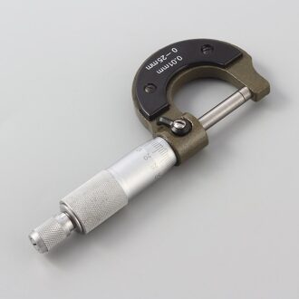 0-25Mm 0.01Mm Professionele Meetinstrument Gauge Buiten Metric Micrometer Tool Met Metalen Voor Mechanische Remklauw tool
