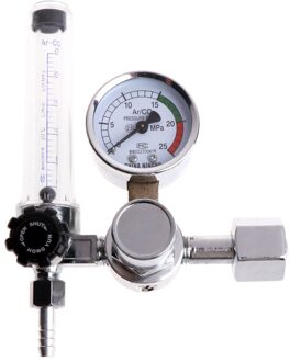 0-25Mpa Argon Regulator CO2 Mig Tig Flow Meter Gas Regulator Flowmeter Lassen Weld Gauge Argon Regulator Drukregelaar