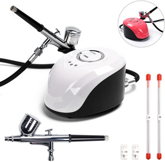 0.2mm 0.3mm 0.4mm Nozzle Airbrush Nail Manicure Dual Action Spray Gun Airbrush Compressor Kit for Model Cake Car Painting Brush