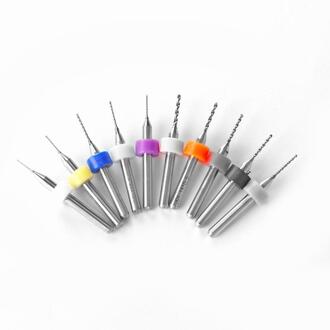 0.3-1.2Mm Tungsten Staal Carbide Boor Set Voor Metalen Horlogemaker Reparatie Printplaat Tungsten Horloge Reparatie Tool