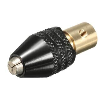 0.3-3.5Mm Elektrische Boor Chuck Bit Tool Drie-Kaak Hoofd Messing Staart Mini Adapter Universele Boor chuck Set Voor Houtbewerking 1