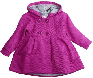 0-3 jaar Baby Meisjes Jassen Herfst Winter Kid Meisjes Kleding Warme Knop Hoodies Jas Kinderen Prinses Meisjes tops Jas Uitloper B / 24M