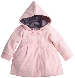 0-3 jaar Baby Meisjes Jassen Herfst Winter Kid Meisjes Kleding Warme Knop Hoodies Jas Kinderen Prinses Meisjes tops Jas Uitloper C / 12m