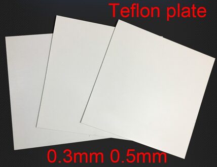 0.3 Mm 0.5 Mm Dikte Ptfe Teflon Plaat Polytetrafluorethyleen Board Etfe Panel Zuur Alkali Weerstand Corrosie 0.5x500x500mm
