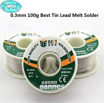 0.3 Mm 100G Beste Tin Lead Melt Soldeer Solderen/Lassen Draad Reel