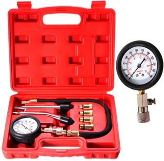 0-300psi Benzinemotor Compressie Tester Auto Benzine Gas Motor Cilinder Auto Manometer Tester Automotive Test Kit