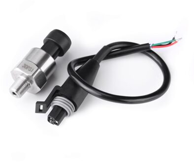0-30PSI Druk Transducer Rvs Manometer Sensor Voor Olie Brandstof Lucht Water Dc 5V 1/8 "Npt Druk meten