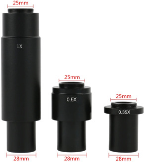 0.35X 0.5X 1X C-Mount Auxiliary Eyepiece Adapter for CCD Video Microscope Camera 10A Zoom Lens