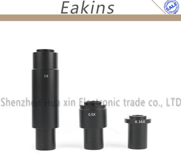 0.35X 0.5X 1X C-Mount Auxiliary Eyepiece Adapter For XDC-10A 120X 180X 300X Monocular Microscope Lens