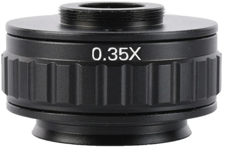 0.35X Mount Lens Adapter Focus Adjustable Camera Installation C Mount Adapter to New Type Trinocular Stereo Microscope