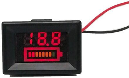0.36Inch 5-130V Batterij Niveau Indicator Batterij Tester Lood-zuur Batterijen Capaciteit Meter Led Tester Voltmeter rood