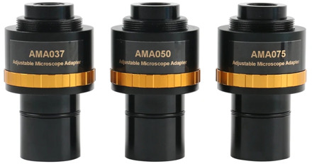 0.37X 0.5X 0.75X Focusable Microscope Electronic Eyepiece C Mount Adapter Lens to 23.2mm Interface For Video Microscope Camera