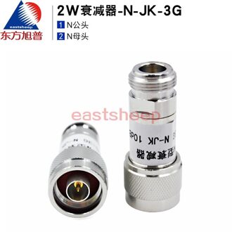 0-3G 2W Verzwakker 3/5/6/10/20/30DB N-JK Vaste verzwakker 5 DB