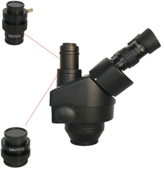 0.3X 0.5X C-mount Lens Adapter SZMCTV 1/2 1/3 1X Adapter For Simul Focal Trinocular Stereo Microscope Video Camera