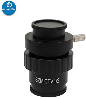 0.3X 0.5X C Mount Lens Adapter Szmctv 1/2 1/3 1X Adapter Voor Simul Focal Trinoculaire Stereo Microscoop Hdmi Vga Usb video Camera SZM CTV 1-2