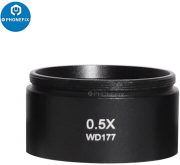 0.3X 0.7X 1X 0.5X 2.0X Microscoop Objectief WD30 WD165 WD287 Lens Voor Trinoculaire Microscoop Stereo Microscoop Extra 0.5X WD177