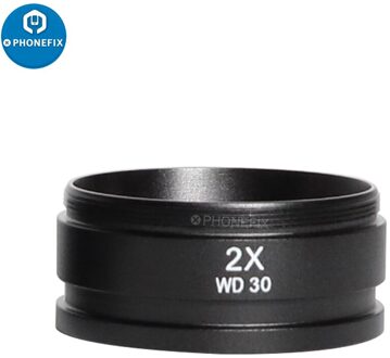 0.3X 0.7X 1X 0.5X 2.0X Microscoop Objectief WD30 WD165 WD287 Lens Voor Trinoculaire Microscoop Stereo Microscoop Extra