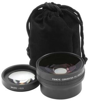 0.3x Fisheye Voorzetlens 67mm Zwart