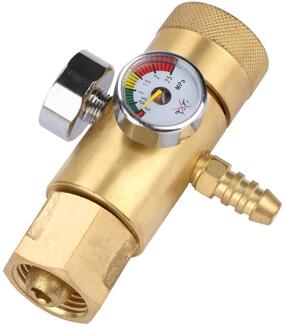 0.4-25MPa Mini Drukregelaar Zuurstof Gas Drukregelaar Air Flow Regulator Gauge Meter Druk Meetinstrumenten