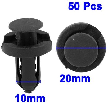 0.4 "Klinknagels Hole Push In Soort Plastic Voor Auto Bumper Spatbord Nuttig Pom Auto Panel
