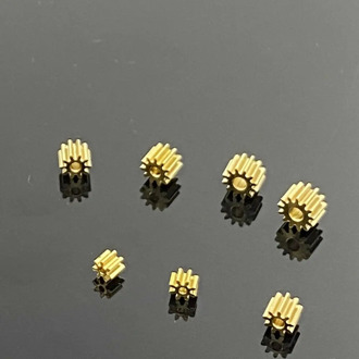 0.4 Modulus 7/8/9/10/11/12 Teeth Metal Copper Gear Transimission Gear For 1mm 1.5mm 2mm shaft